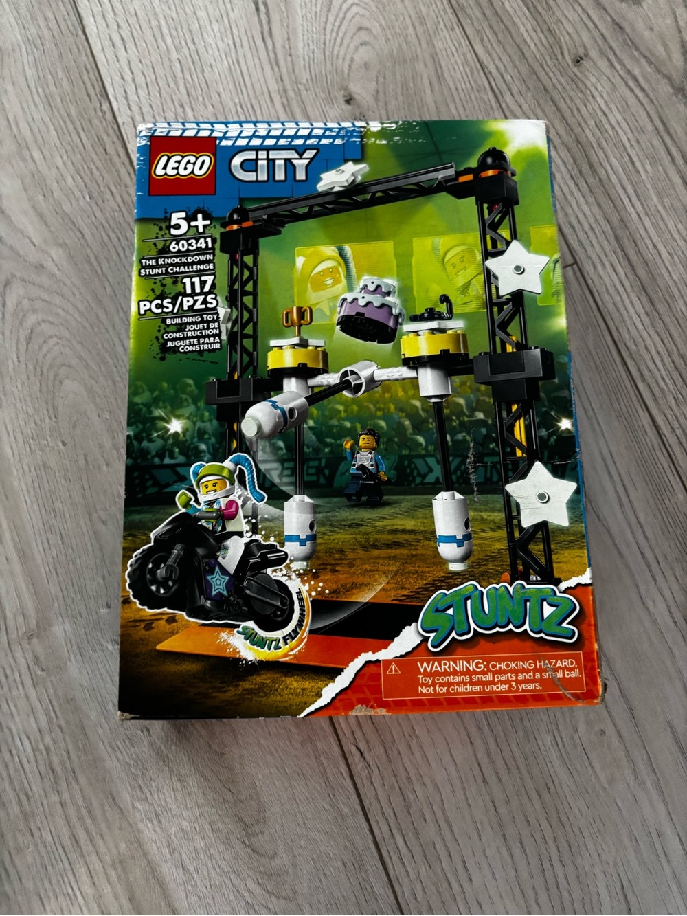 LEGO City Stuntz The Knockdown Stunt Challenge Playset, 60341 Adventure